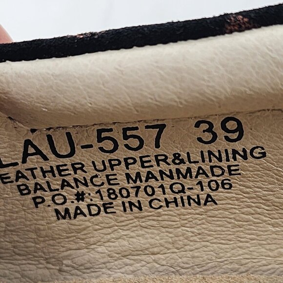 ALEGRIA Lauryn Metallic Floral Suede Slip On Shoes - Picture 8 of 10